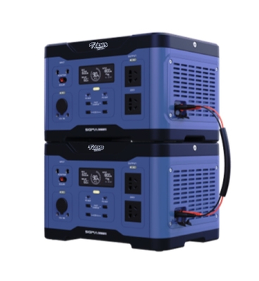 800W 8.5kg Portabel Cadangan Power Station 60Hz Dengan Pengisian Nirkabel
