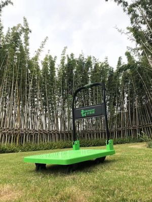Kenakan Platform Lipat Trolley Dolly Cart Dengan Roda SILENT 330KG Heavy Duty