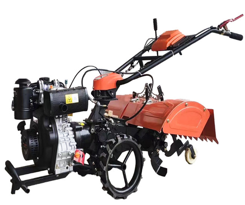 Koneksi Langsung 4-WD-Self Propelled Tiller Chain Rotation