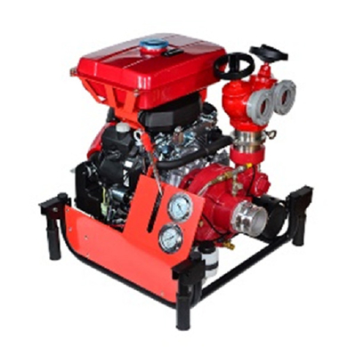 Pompa Air Pemadam Kebakaran Vakum Mesin Bensin 2.5 Inch 22HP 100m Lingkup