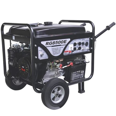 Generator Portabel 459cc 7kw Dengan Tangki Bahan Bakar Bensin 28L 9000 watt maks