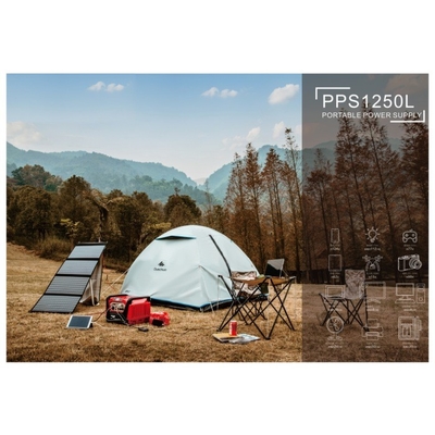 Pembangkit Listrik Cadangan Portabel 1000W 1250Wh Catu Daya Portabel Serbaguna