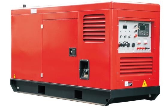 3 Phase 400A Diam Diesel Welding Generator Panel Kontrol LCD DC12V Mulai Listrik