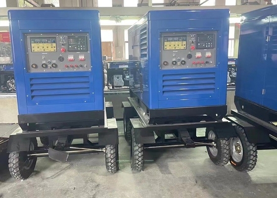 600A Diesel Powered Welder Generator Kontrol LCD Turbocharged