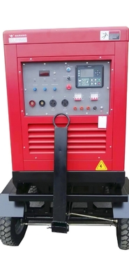 3 Phase 400A Diam Diesel Welding Generator Panel Kontrol LCD DC12V Mulai Listrik
