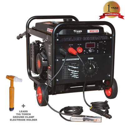 Generator Las Bensin Gas 190FE 210A PMG Magnet Permanen