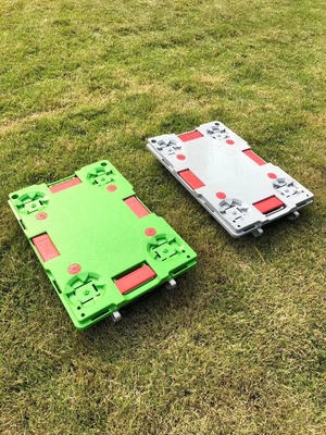 CE ISO9001150kg Lipat Platform Trolley Turtle Ringan