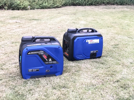 Genset Portable 62db Pembangkit Listrik Diam Inverter 2kw Kebisingan Rendah