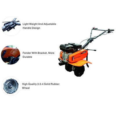 GT500 Mini Power Belt Tiller Lebar Penggaraman 600 - 750mm