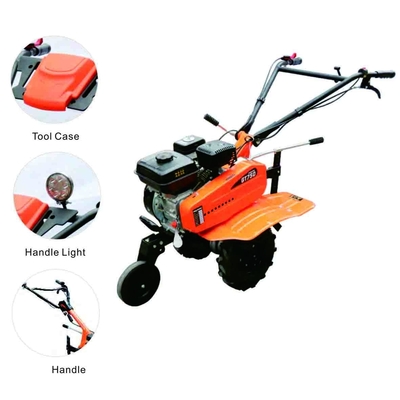 GT750 Mini Power Belt Tiller 600 - 750mm Lebar Penggilingan Roda Depan