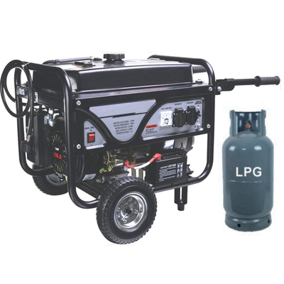 2.2KVA Dual Fuel Portable Electric Generator Set LPG Gas NG Gas Tenang 68db