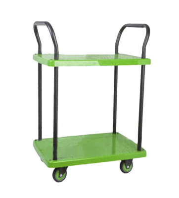 1000mm Tinggi Tanpa Pagar Pembatas Double Handrail multi tier troli dapur Bahan TPR Diam