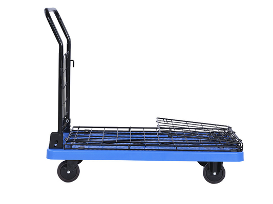 600kg Single High Guardrail Trolley Lipat Trolley NR Castor SILENT Folding Push Cart