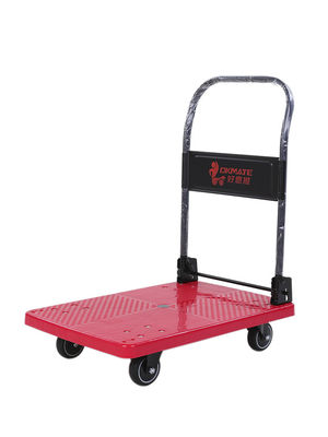 Diperkuat 4 SILENT Wheel Foldable Cart Trolley 180KG Feet Folding