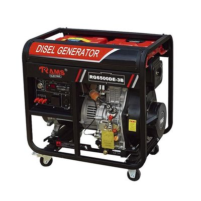 Mulai Listrik 5kw Diesel Generator 389cc Pemindahan Mesin 4 tak