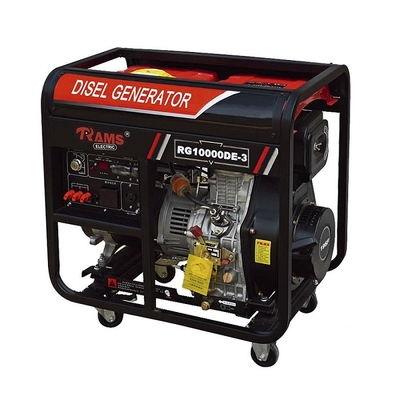 60HZ 7kw Portable Diesel Power Generator 8500 watt terukur mesin 15 HP