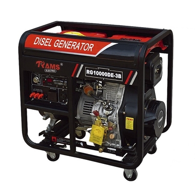 60HZ 7kw Portable Diesel Power Generator 8500 watt terukur mesin 15 HP
