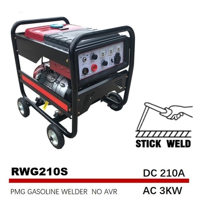 Mesin Las Manual Tongkat Bensin Mesin 3kw 210A MMA 190F