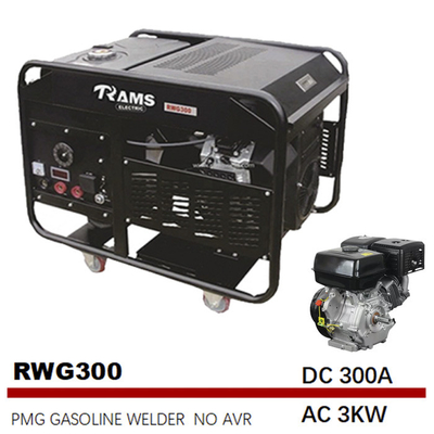 3kw Listrik Mulai Genset 300 Amp Tukang Las 30L Tangki Gas Generator Magnet Permanen