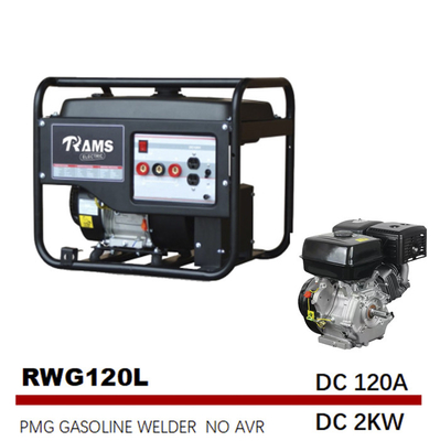Mesin Bensin 170F 120 Amp Inverter Welder Generator 2kw PMG Tipe L