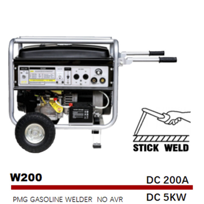 Mesin Las 5kw Listrik Mulai 200A Arc Welder Generator