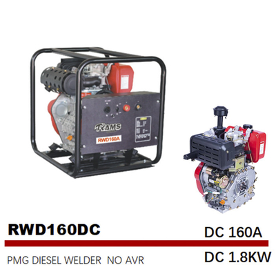 DC 1.8kw 3.5L Single Phase Diesel Generator Frekuensi Sedang