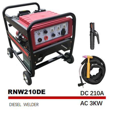 RNW210DE 210A Arc Welding Generator DIESEL Frekuensi Menengah 5.5L Generator