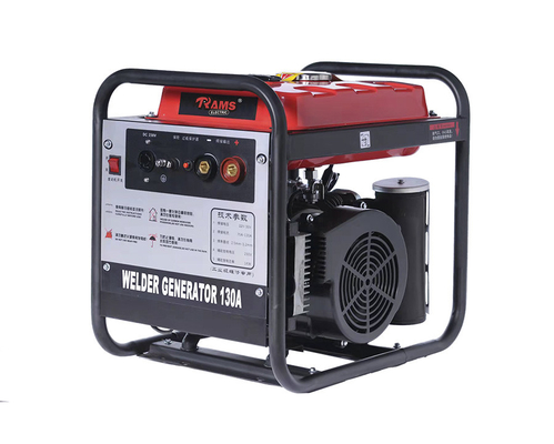50HZ 130A Gas Powered Welder Recoil Mulai Tukang Las Portabel Bertenaga Bensin SMAW