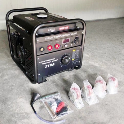 DC 2kw Bensin Busur Mesin Didorong Tukang Las 250A Welding Generator