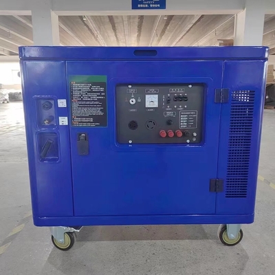 220V 110V 120V Portable Silent Power Generator 7.5kw Dengan Kanopi Kedap Suara