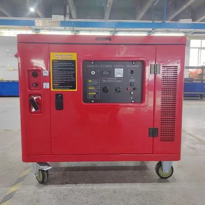 15HP Engine Powered Portable Silent Gas Generator 6.5kw 69db Dengan Kanopi Kedap Suara