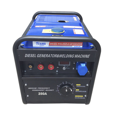 Generator Pengelasan Diesel SMAW 250A RWD250AC Jenis Frekuensi Menengah