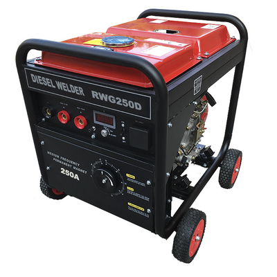 Generator Pengelasan Diesel SMAW 250A RWD250AC Jenis Frekuensi Menengah