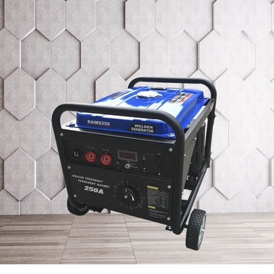 DC 2kw 250A Stick Welding Generator 75V Tangki 25L Bensin Tongkat Tukang Las